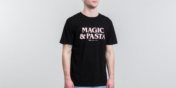 WOOD WOOD Magic & Pasta T-Shirt Black