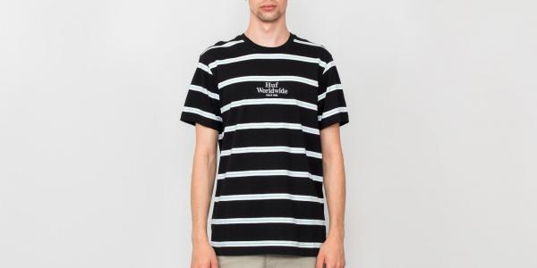 HUF Golden Gate Stripe Shirt Black
