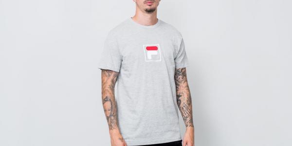 FILA Evan Shortsleeve Tee Light Grey Melange Bros