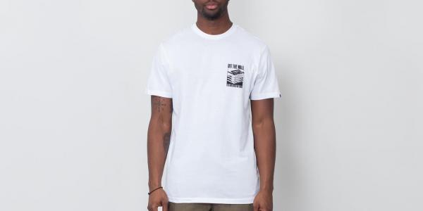 Vans Stacked Up Tee White