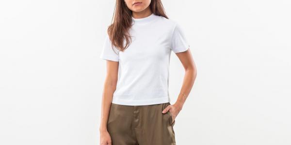 Lazy Oaf Shortsleeve Fitted Tee White