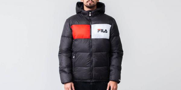 Fila Floyd Puff Hood Jacket Black