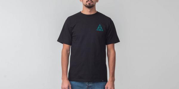 HUF High Tide Triangle Shortsleeves Tee Black