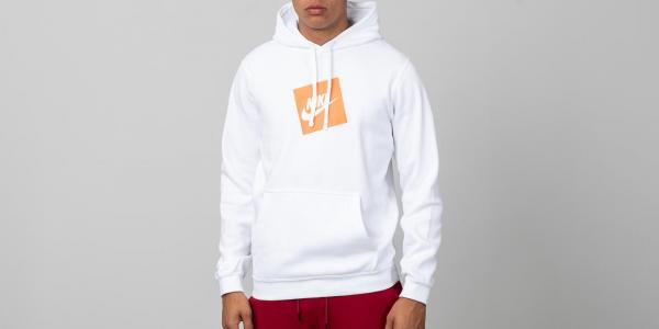Nike Sportswear Hybrid Pullover Hoodie White