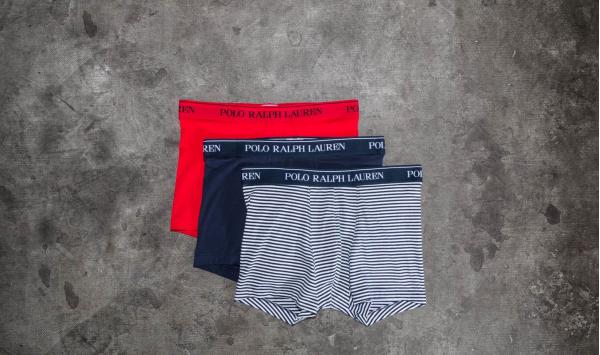 Ralph Lauren 3 Pack Trunks Red/ Navy/ White