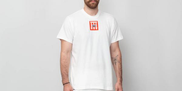 adidas x Alexander Wang Graphic Tee Core White/ Bold Orange/ Black