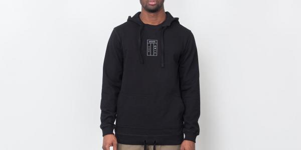 maharishi Miltype Hooded Sweat Black