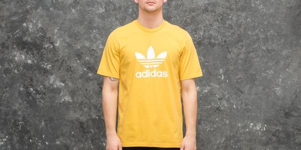 adidas Trefoil Tee Tribe Yellow