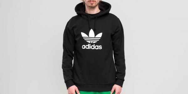 adidas Trefoil Warm-Up Hoodie Black