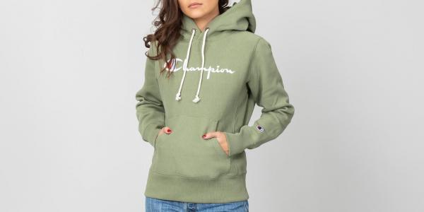Champion Hoodie Olive Green