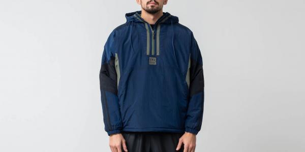 adidas Puffy Anorak Jacket Collegiate Navy/ Black/ Base Green