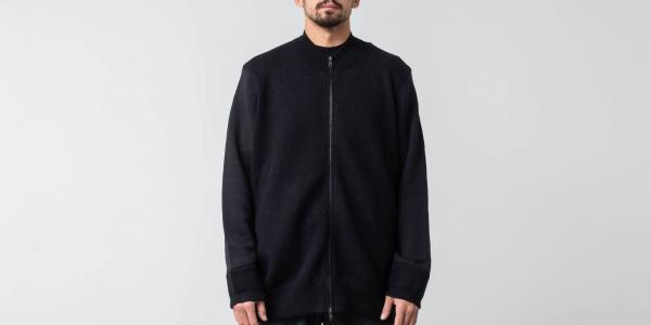 Y-3 Knitted Stacked Logo Blouson Black