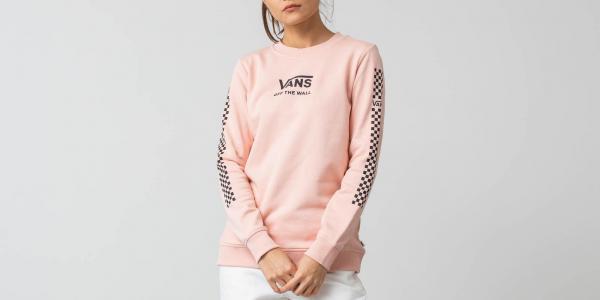 Vans Funday Fleece Crewneck Rose Cloud