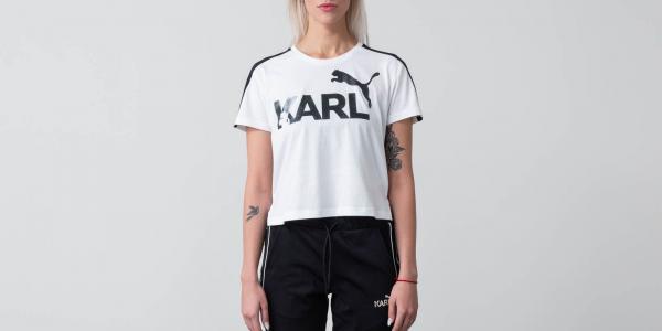 Puma x Karl Lagerfeld Tee White