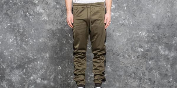 Urban Classics Track Pants Dark Olive/ Black
