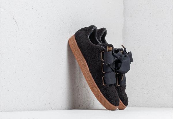 Puma Basket Heart Teddy Wmn's Black-Puma/ Black