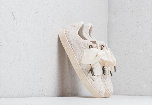 Puma Basket Heart Teddy Wmn's White-Whisper