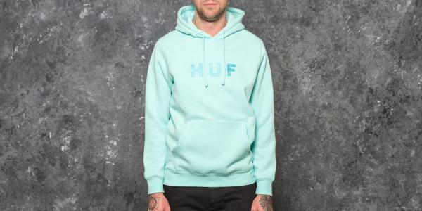 HUF OG Logo Pullover Hoodie Celadon