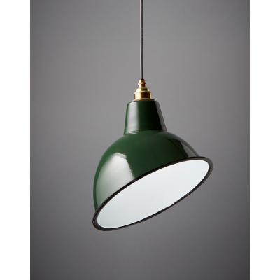 Nostalgia Lights ANGLED CLOCHE ENAM Green