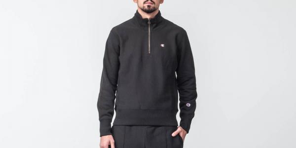 Champion Half Zip Sweatshirt Black