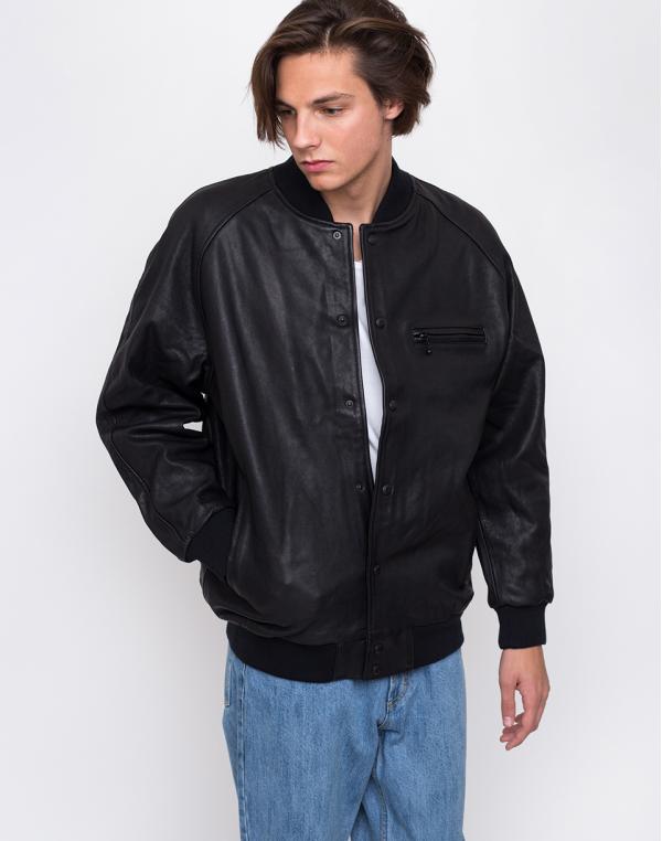 Levi's® Leather Varsity Bomber Black XL