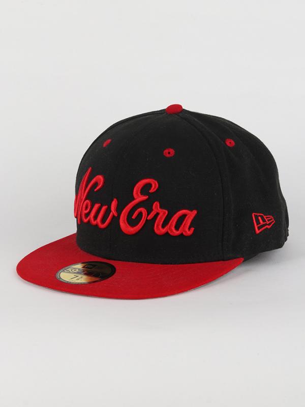 Kšiltovka New Era NE SCRIPT BLACK/SCARLET P Černá