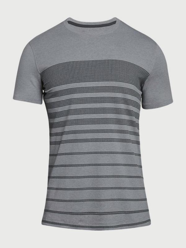 Tričko Under Armour Sportstyle Stripe Tee Šedá