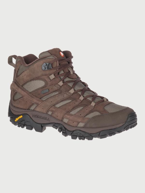 Boty Merrell Moab 2 Smooth Mid Wp Hnědá