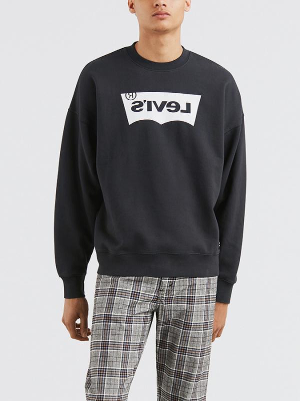 Mikina LEVI'S L8 Unisex Sweatshirt L8 Mirrored Batwin Černá
