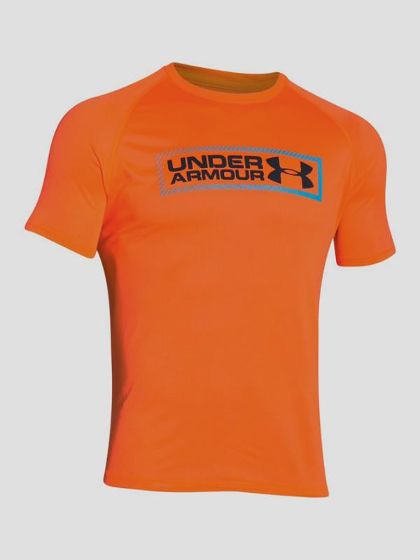 Tričko Under Armour HeatGear Double Up SS T Oranžová