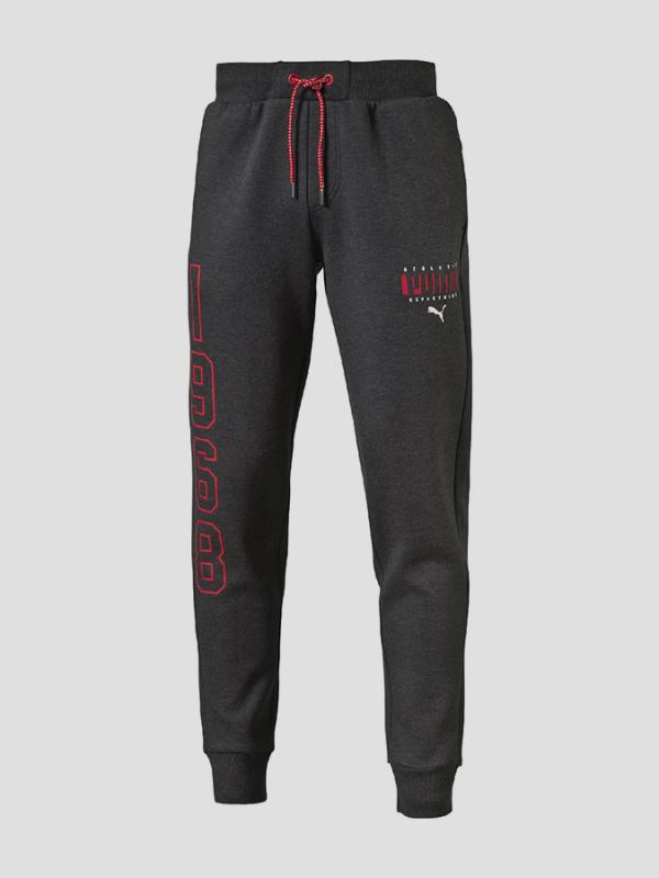 Tepláky Puma Athletic Pants cl. Dark Gray Heather Černá