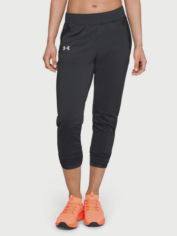 Tepláky Under Armour ColdGear Run Knit Pant Černá