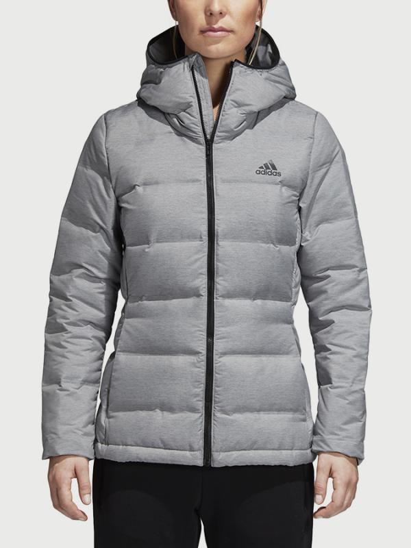 Bunda adidas Performance W Helionic Mel Šedá
