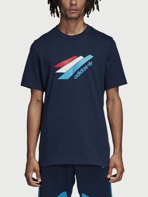 Tričko adidas Originals Palemston Tee Modrá