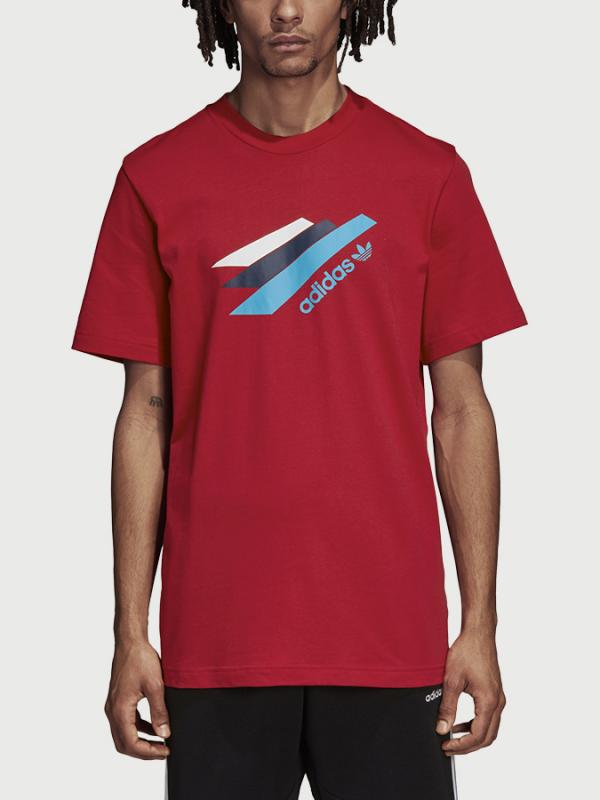 Tričko adidas Originals Palemston Tee Červená