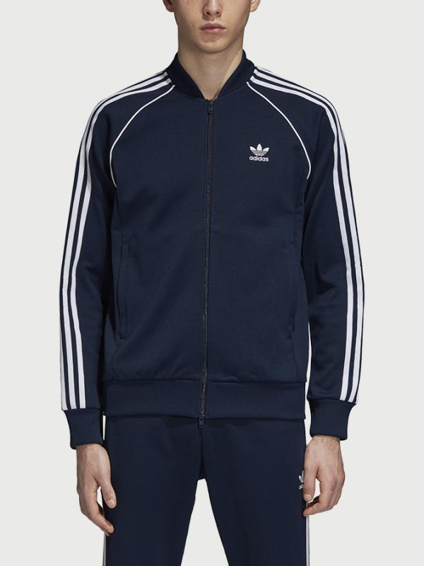 Mikina adidas Originals SSS Tt Modrá