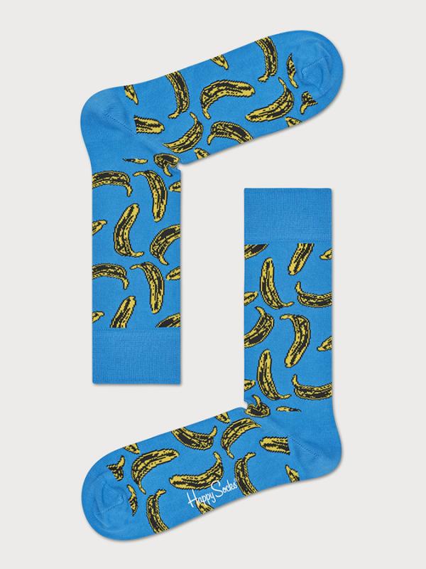 Ponožky Happy Socks Andy Warhol Banana Sock Modrá