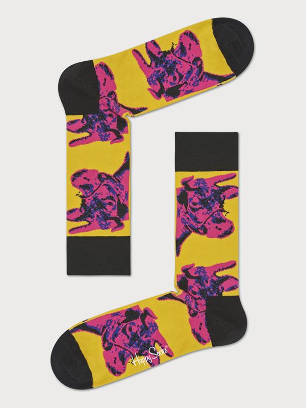 Ponožky Happy Socks Andy Warhol Cow Sock Barevná