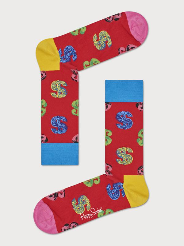 Ponožky Happy Socks Andy Warhol Dollar Sock Barevná