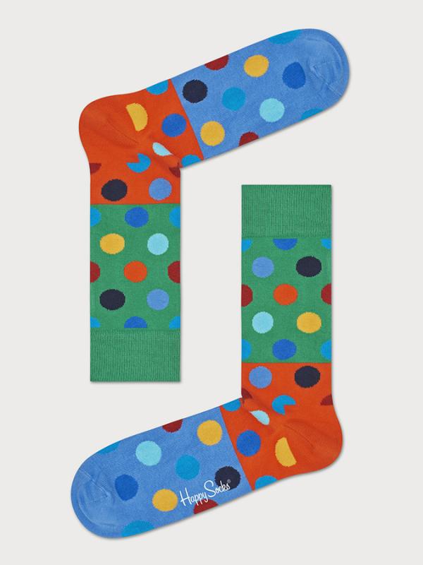 Ponožky Happy Socks Big Dot Block Sock Barevná