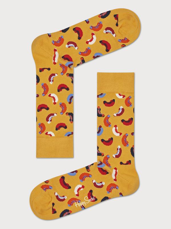 Ponožky Happy Socks Hotdog Sock Žlutá
