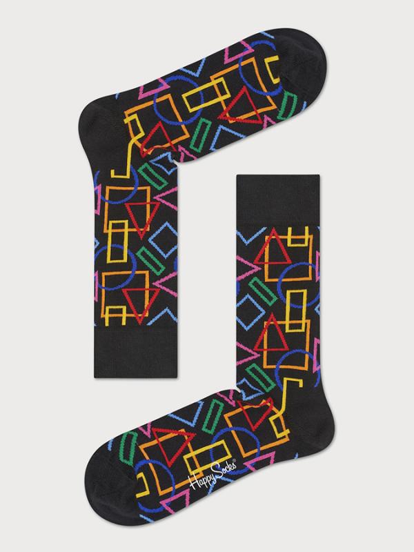 Ponožky Happy Socks Geometric Sock Barevná