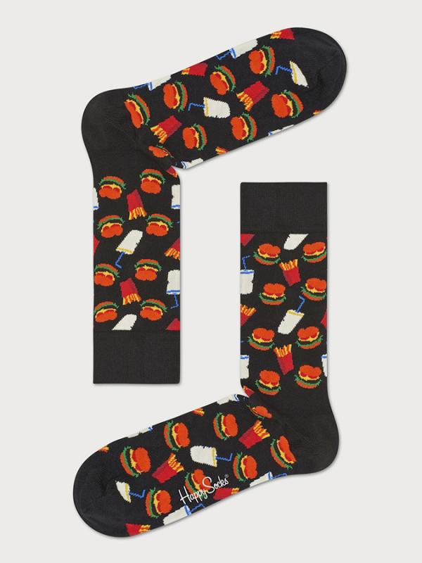 Ponožky Happy Socks Hamburger Sock Barevná