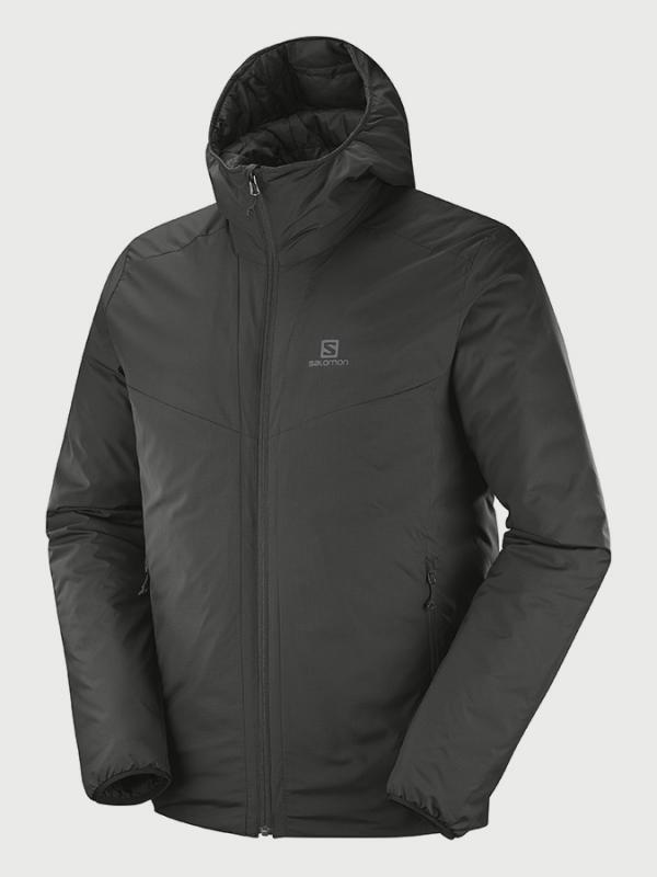 Bunda Salomon Drifter Loft Hoodie M Černá