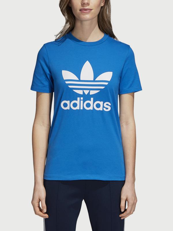 Tričko adidas Originals Trefoil Tee Modrá