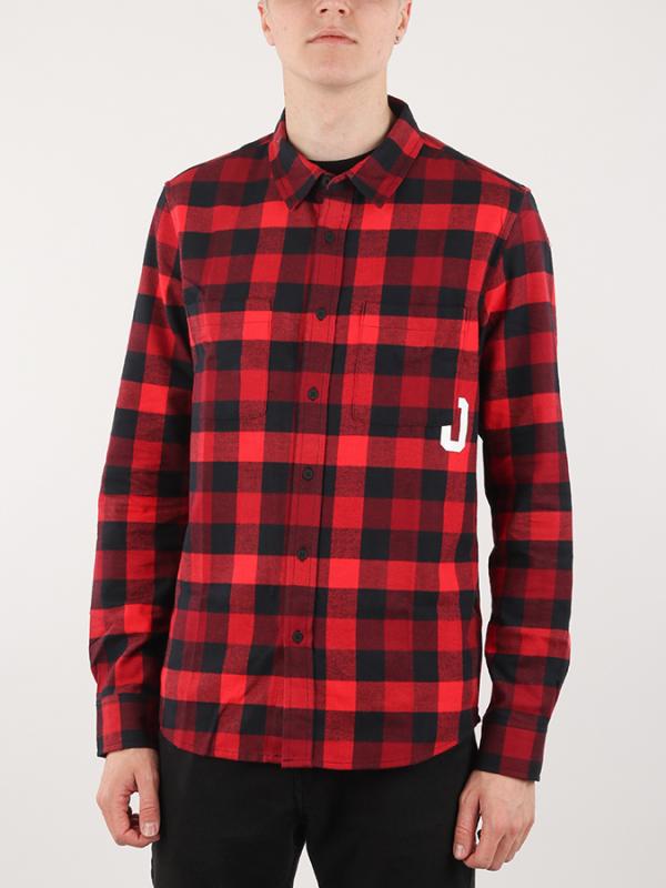Košile Oakley Icon Flanel Ls Shirt Červená