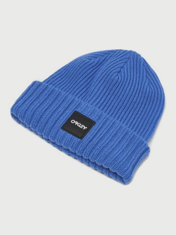 Čepice Oakley Beanie Ribbed Modrá