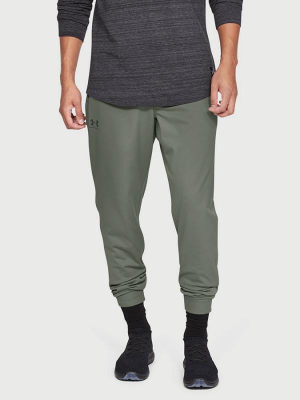 Tepláky Under Armour Sportstyle Tricot Jogger Zelená