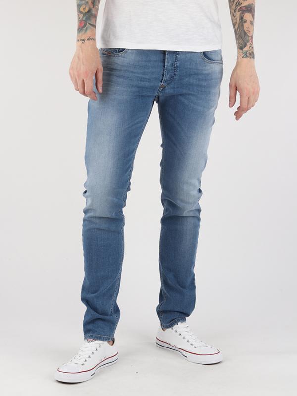 Džíny Diesel Sleenker L.32 Pantaloni Modrá