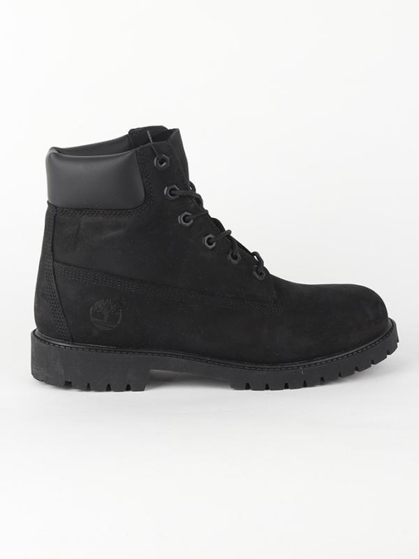 Boty Timberland 6IN Prem Black Nubuc Black Černá